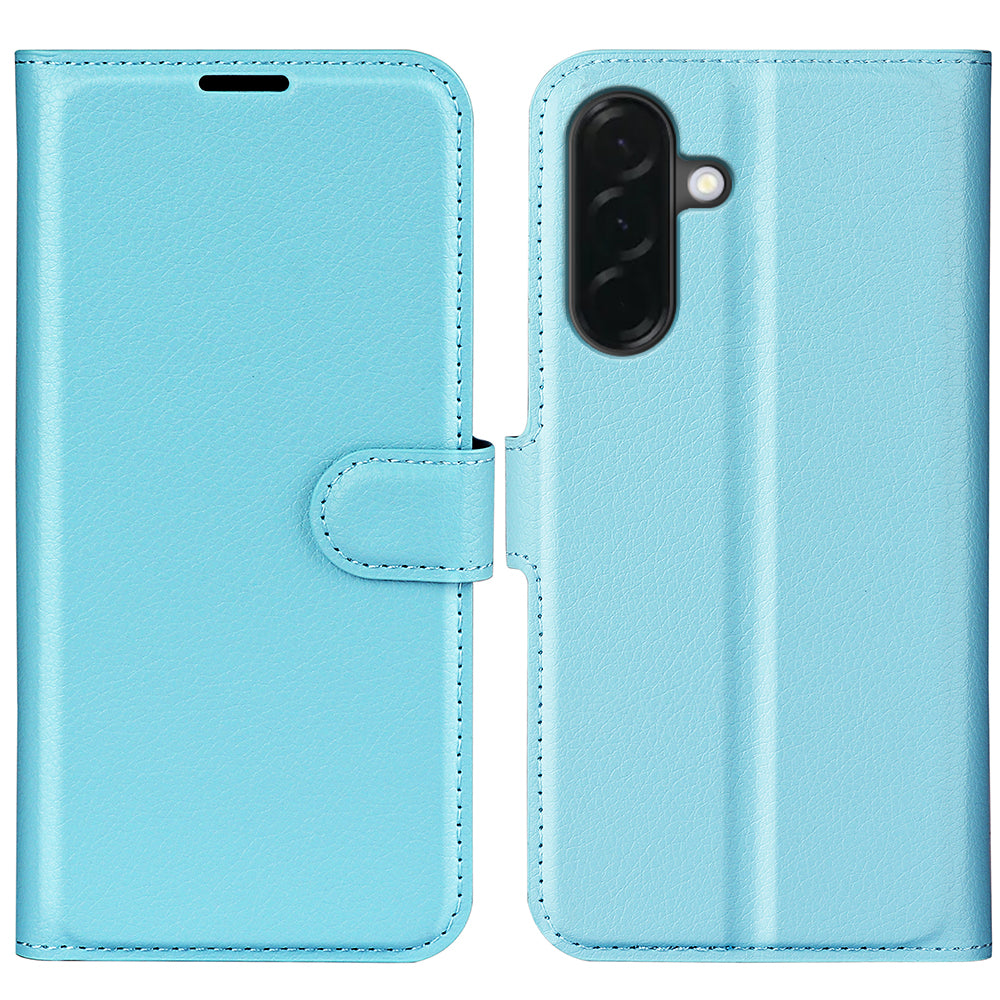 Wallet Case for Samsung Galaxy A37 5G – PU Leather Flip Cover with Card Holder & Stand [LightBlue]