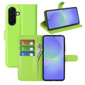 Wallet Case for Samsung Galaxy A37 5G – PU Leather Flip Cover with Card Holder & Stand [Green] - Green