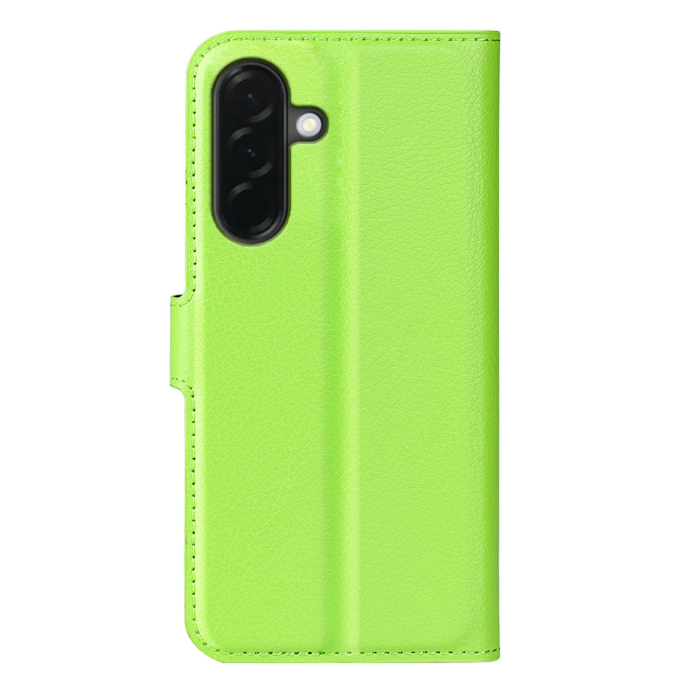 Wallet Case for Samsung Galaxy A37 5G – PU Leather Flip Cover with Card Holder & Stand [Green]