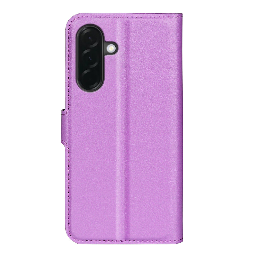 Wallet Case for Samsung Galaxy A37 5G – PU Leather Flip Cover with Card Holder & Stand [Purple]