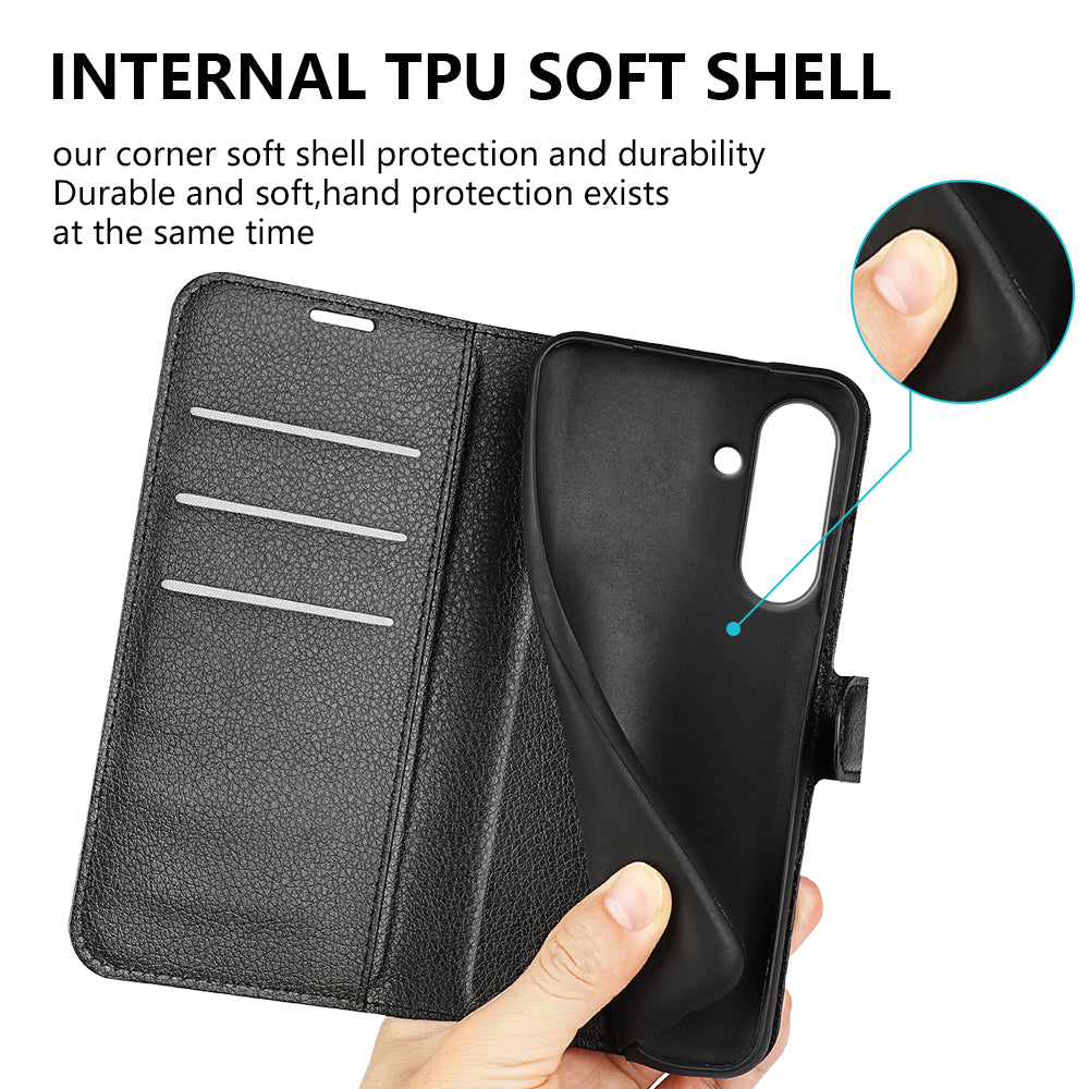 Wallet Case for Samsung Galaxy A37 5G – PU Leather Flip Cover with Card Holder & Stand [Green]