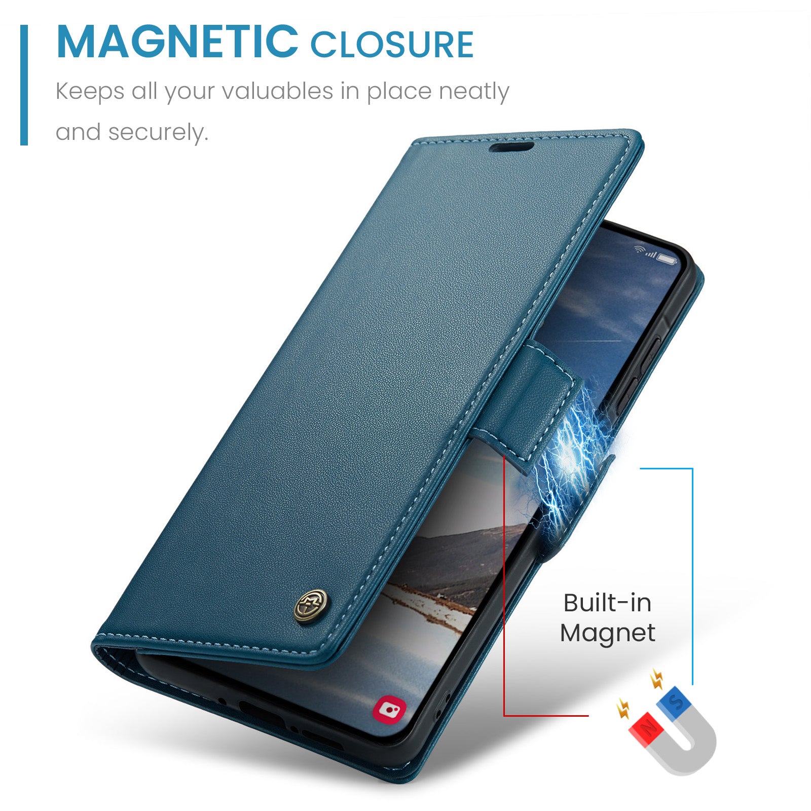 Samsung Galaxy A37 5G CaseMe Retro Wallet Case [Navy]