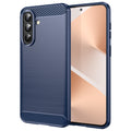 Samsung A57 5G Carbon Fibre TPU Case Slim Shockproof Cover Navy - Navy
