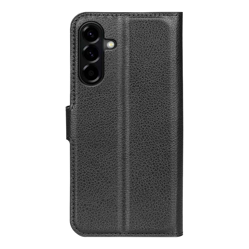 Wallet Case for Samsung Galaxy A57 5G – PU Leather Flip Cover with Card Holder & Stand [Black]