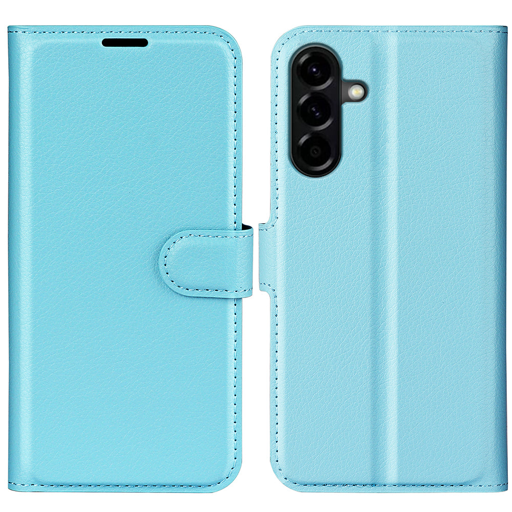 Wallet Case for Samsung Galaxy A57 5G – PU Leather Flip Cover with Card Holder & Stand [LightBlue]