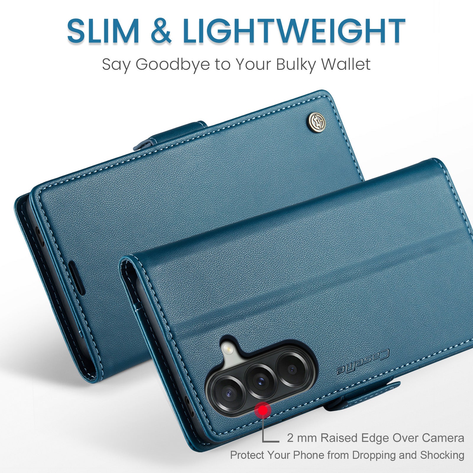 Samsung Galaxy A56 5G CaseMe Retro Wallet Case [Navy]