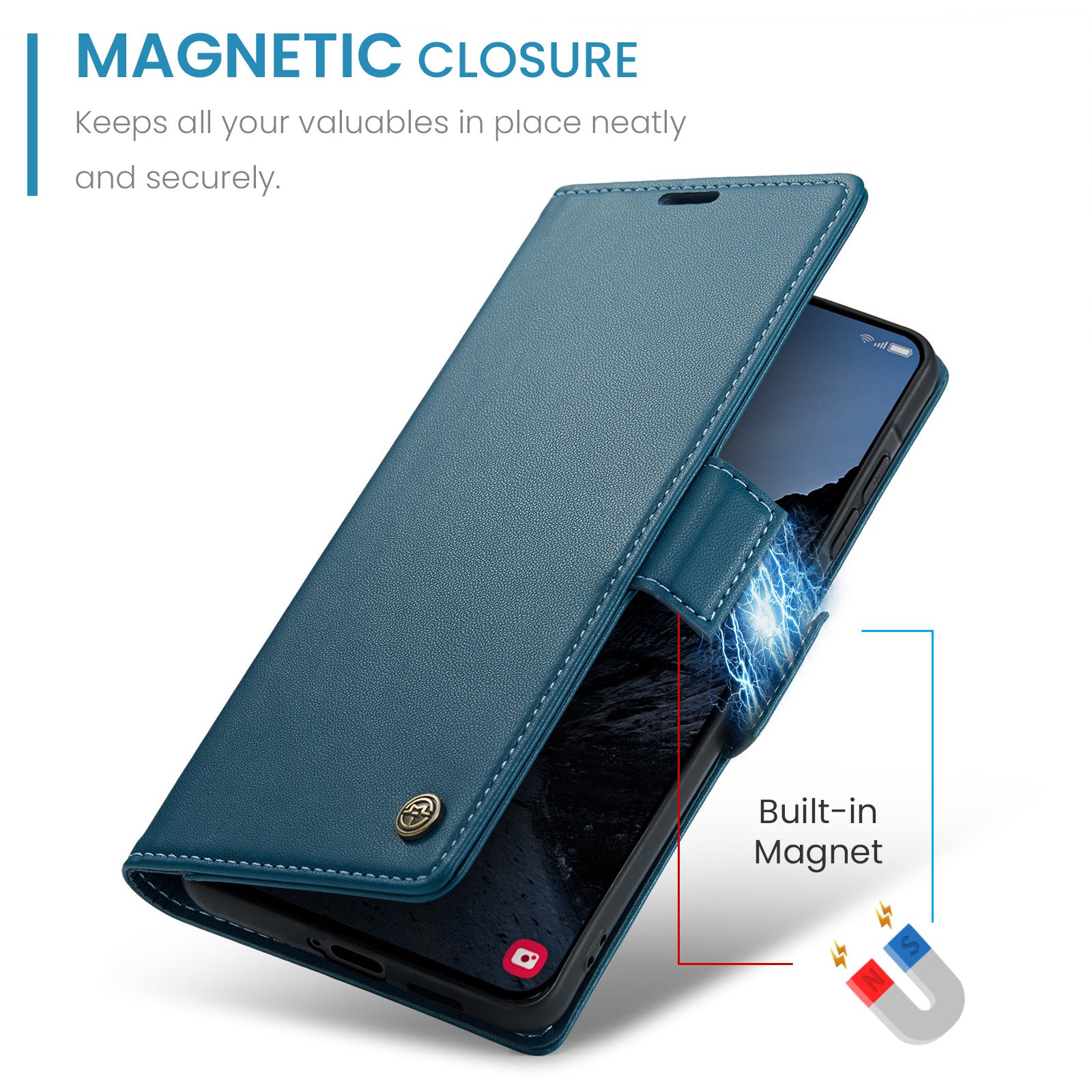 Samsung Galaxy A56 5G CaseMe Retro Wallet Case [Navy]