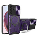 Samsung A57 5G  Ring Kickstand Case w/ Camera Cover [Purple] - Purple