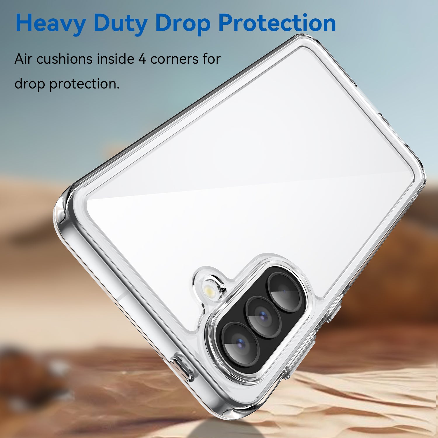 Samsung Galaxy A57 5G Soft TPU Bumper Shockproof Cover Case [Clear]