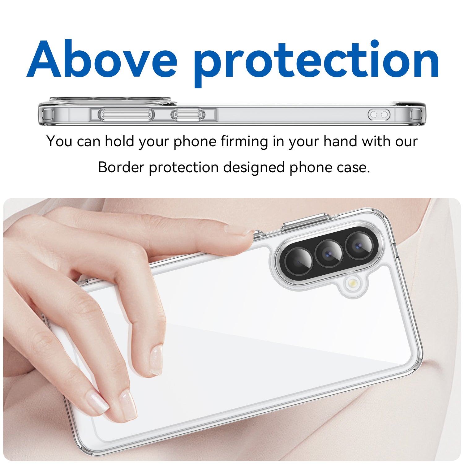 Samsung Galaxy A57 5G Soft TPU Bumper Shockproof Cover Case [Clear]