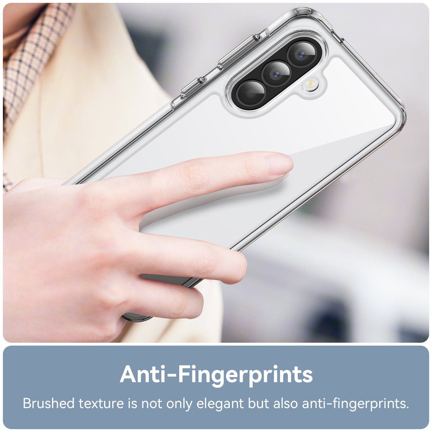 Samsung Galaxy A57 5G Soft TPU Bumper Shockproof Cover Case [Clear]