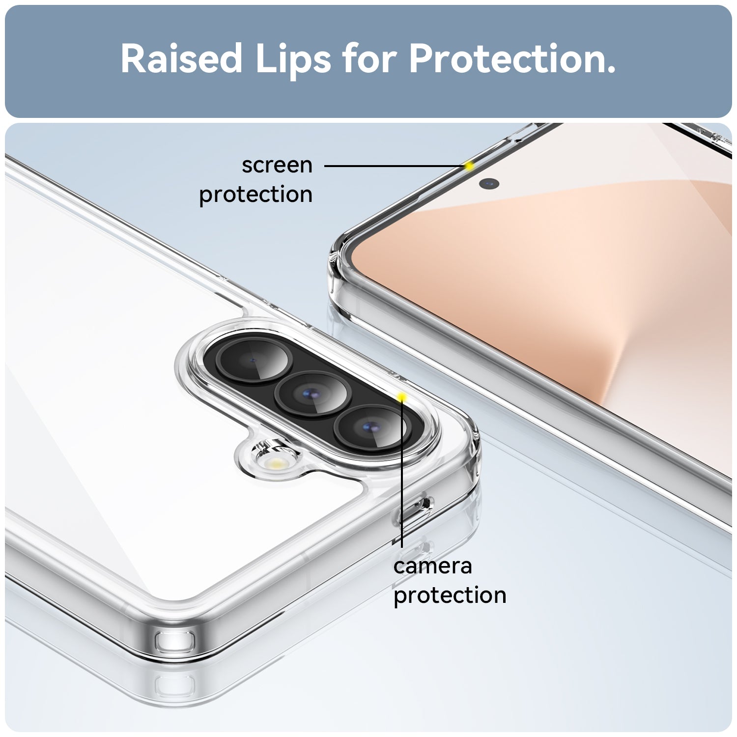 Samsung Galaxy A57 5G Soft TPU Bumper Shockproof Cover Case [Clear]