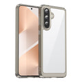 Samsung Galaxy A57 5G Soft TPU Bumper Shockproof Cover Case [Clear Grey] - Clear Grey