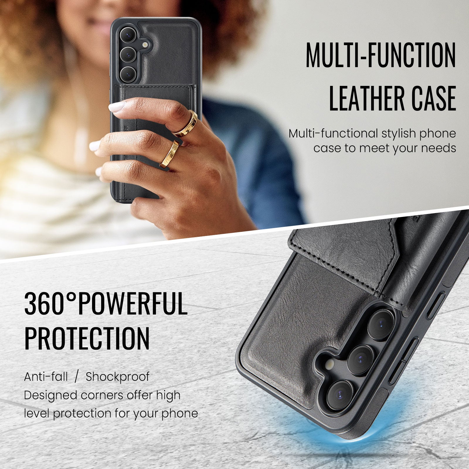 Samsung Galaxy S25FE DG.Ming MagSafe Wallet Case [Black]