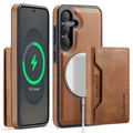 Samsung Galaxy S25FE DG.Ming MagSafe Wallet Case [Brown] - Brown