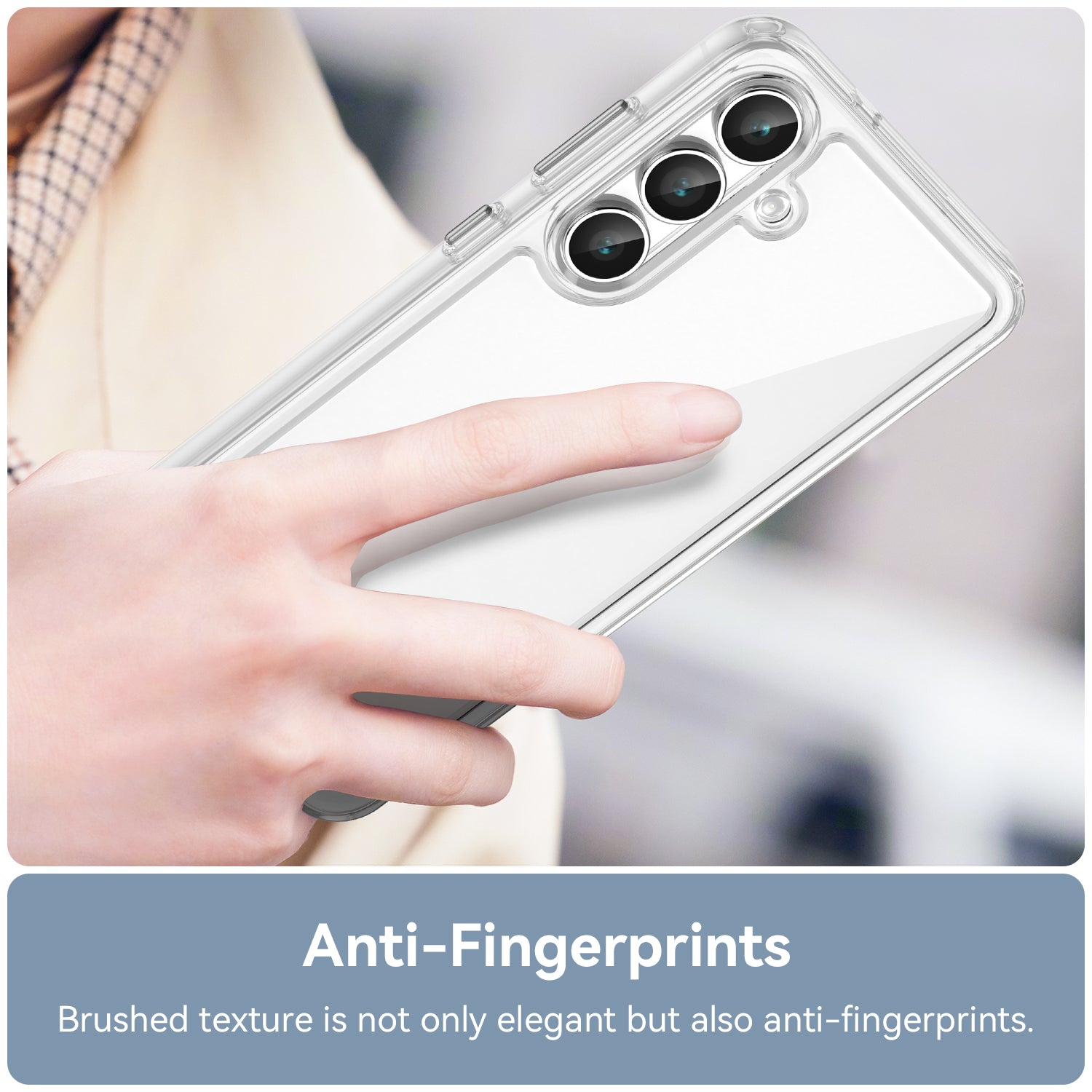 Samsung Galaxy S25FE Soft TPU Bumper Case [Clear]