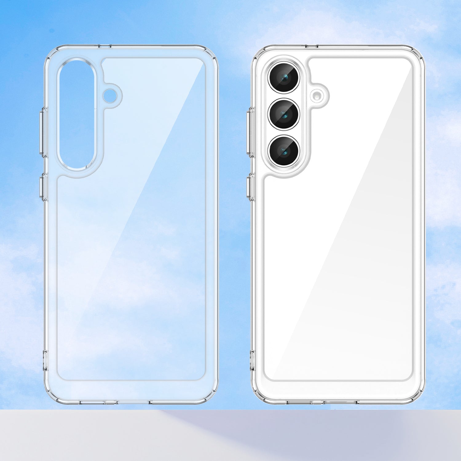 Samsung Galaxy S25FE Soft TPU Bumper Case [Clear]