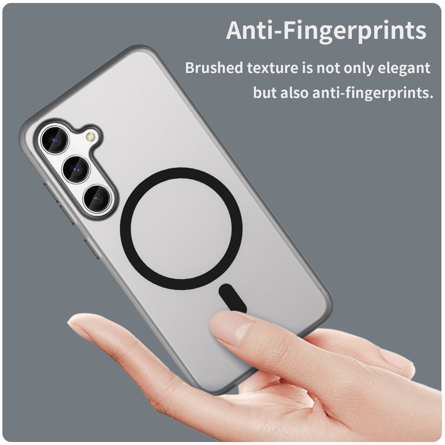 Samsung Galaxy S24 / S25 MagSafe Soft Matte Case [Black]