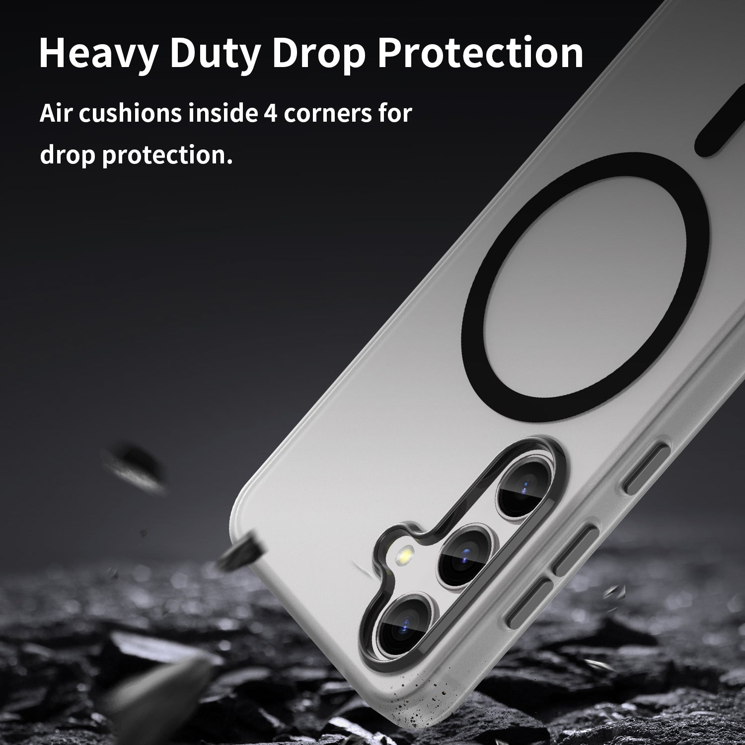 Samsung Galaxy S24 / S25 MagSafe Soft Matte Case [Black]