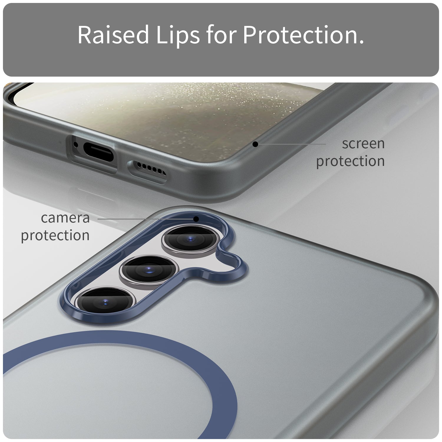 Samsung Galaxy S24 / S25 MagSafe Soft Matte Case [Navy]