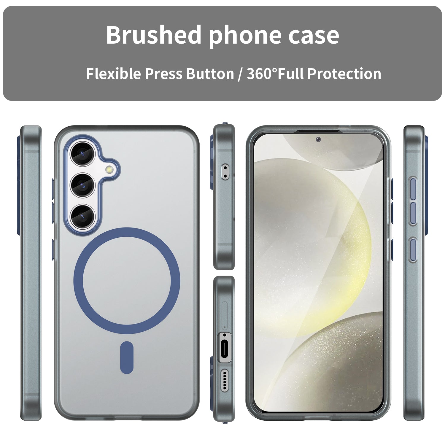 Samsung Galaxy S24 / S25 MagSafe Soft Matte Case [Navy]