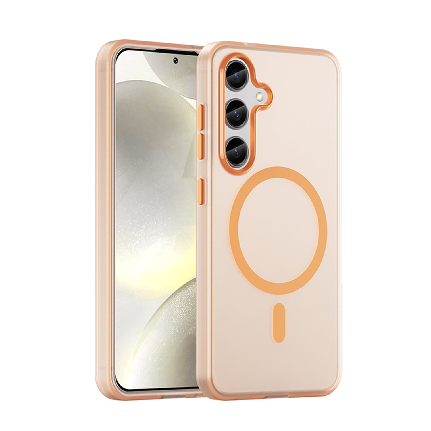 Samsung Galaxy S24 / S25 MagSafe Soft Matte Case [Orange]