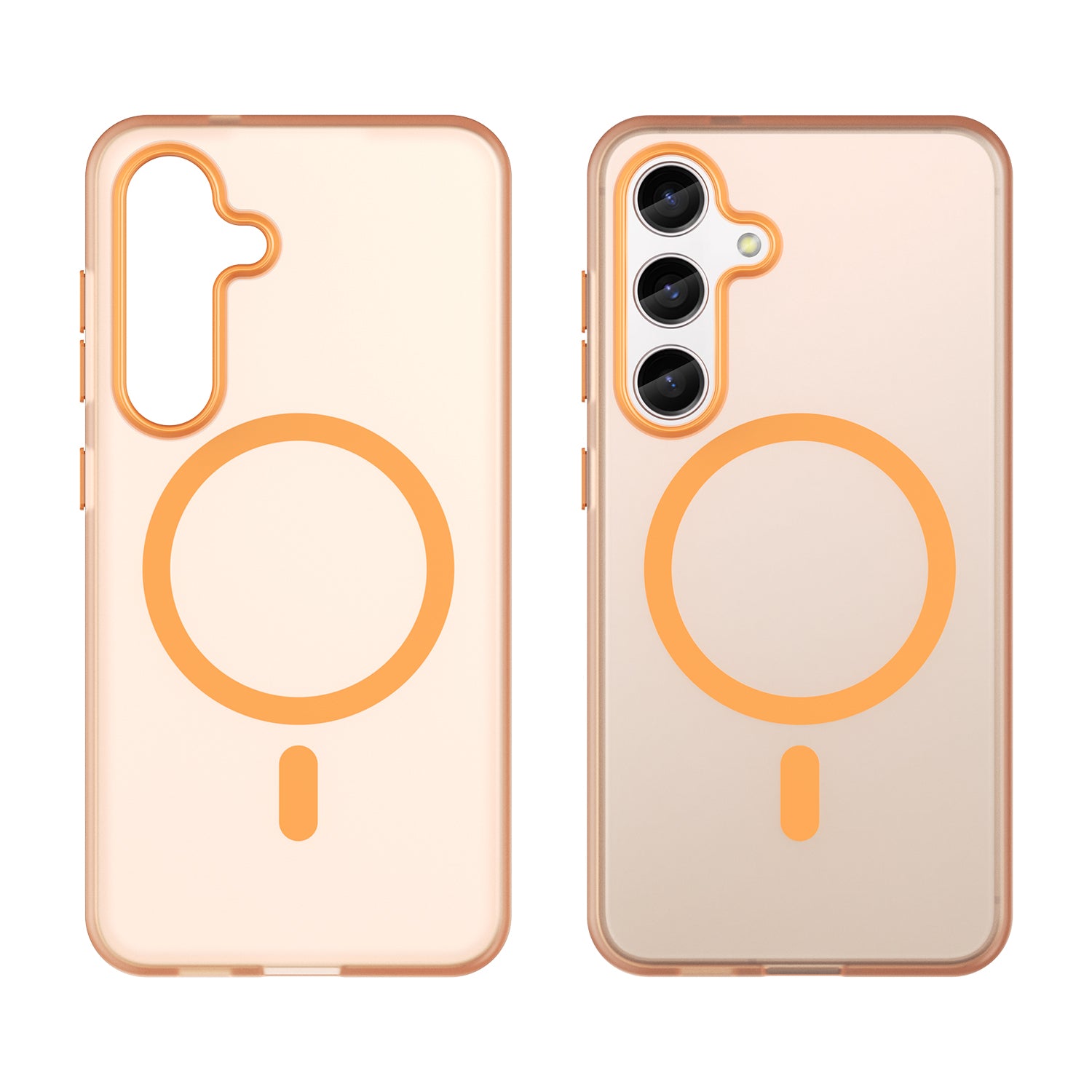 Samsung Galaxy S24 / S25 MagSafe Soft Matte Case [Orange]