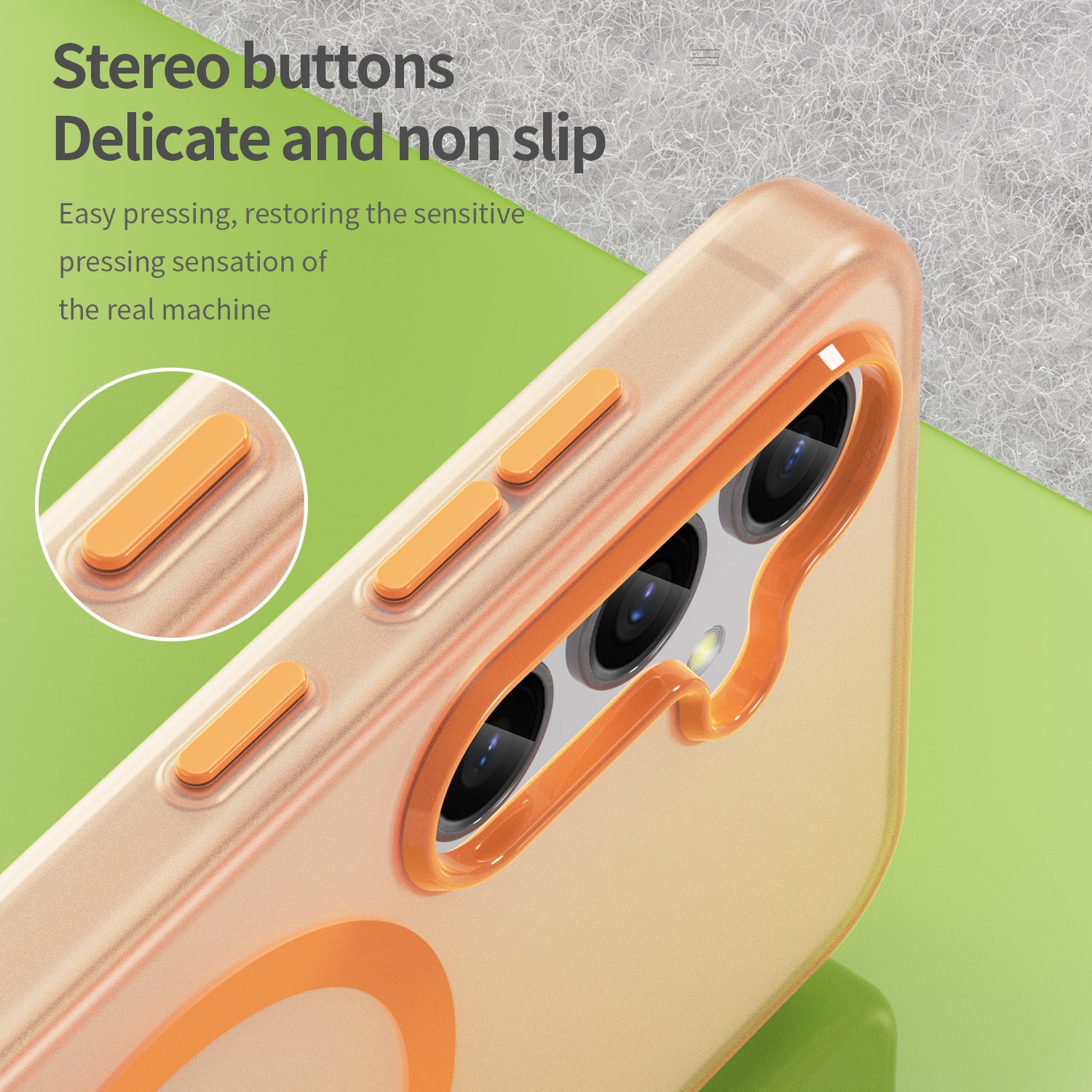 Samsung Galaxy S24 / S25 MagSafe Soft Matte Case [Orange]