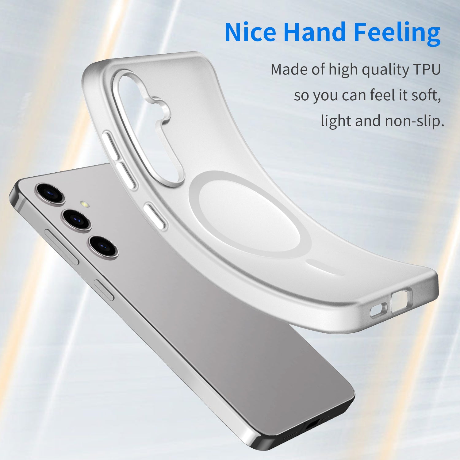 Samsung Galaxy S24 / S25 MagSafe Soft Matte Case [White]