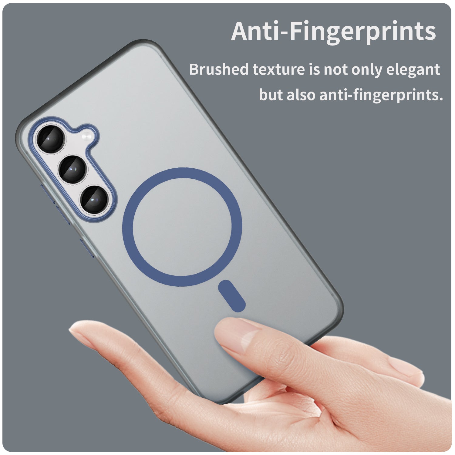 Samsung Galaxy S24+ / S25+ MagSafe Soft Matte Case [Navy]