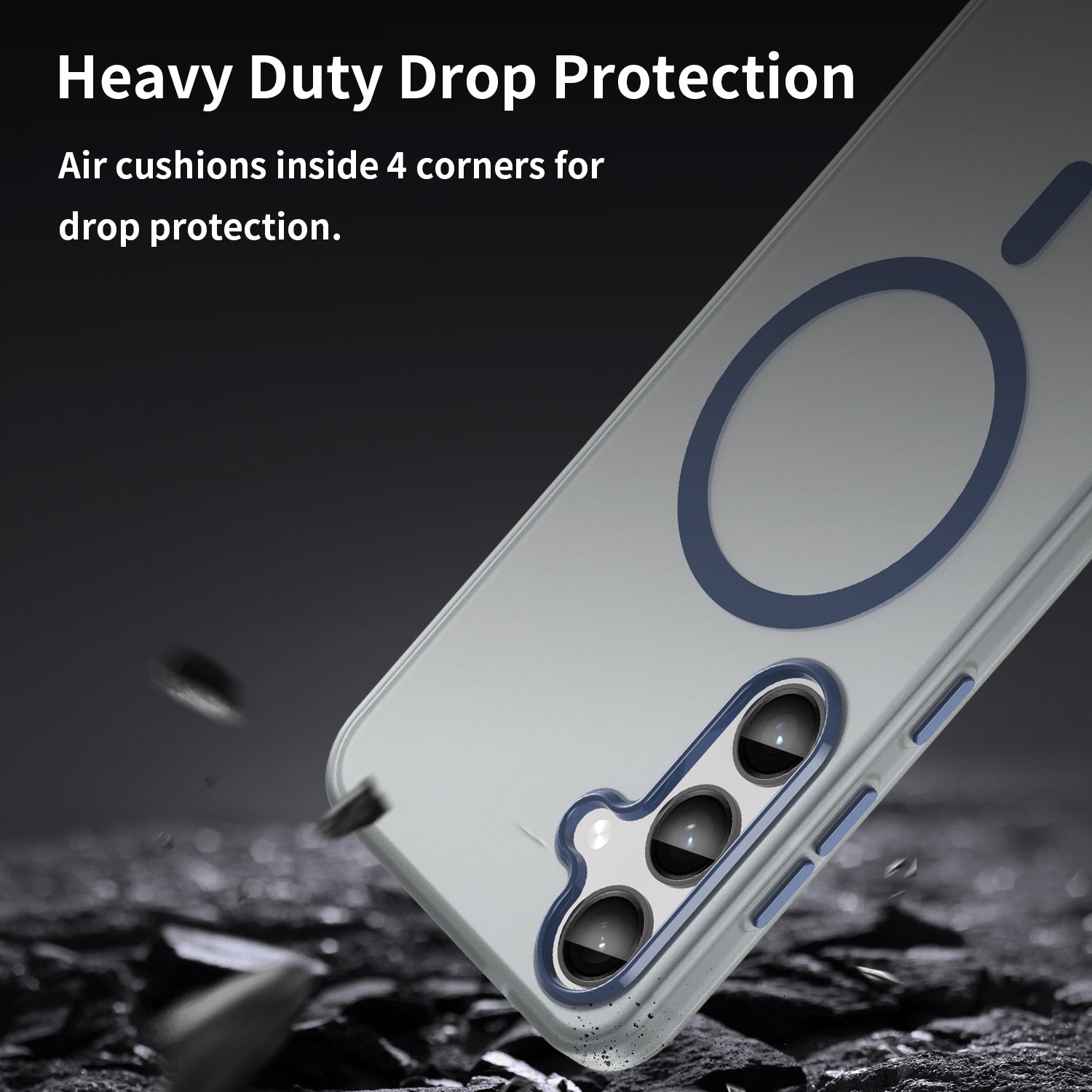 Samsung Galaxy S24+ / S25+ MagSafe Soft Matte Case [Navy]