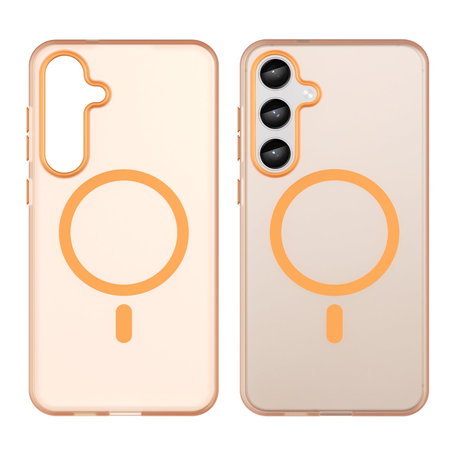 Samsung Galaxy S24+ / S25+ MagSafe Soft Matte Case [Orange]