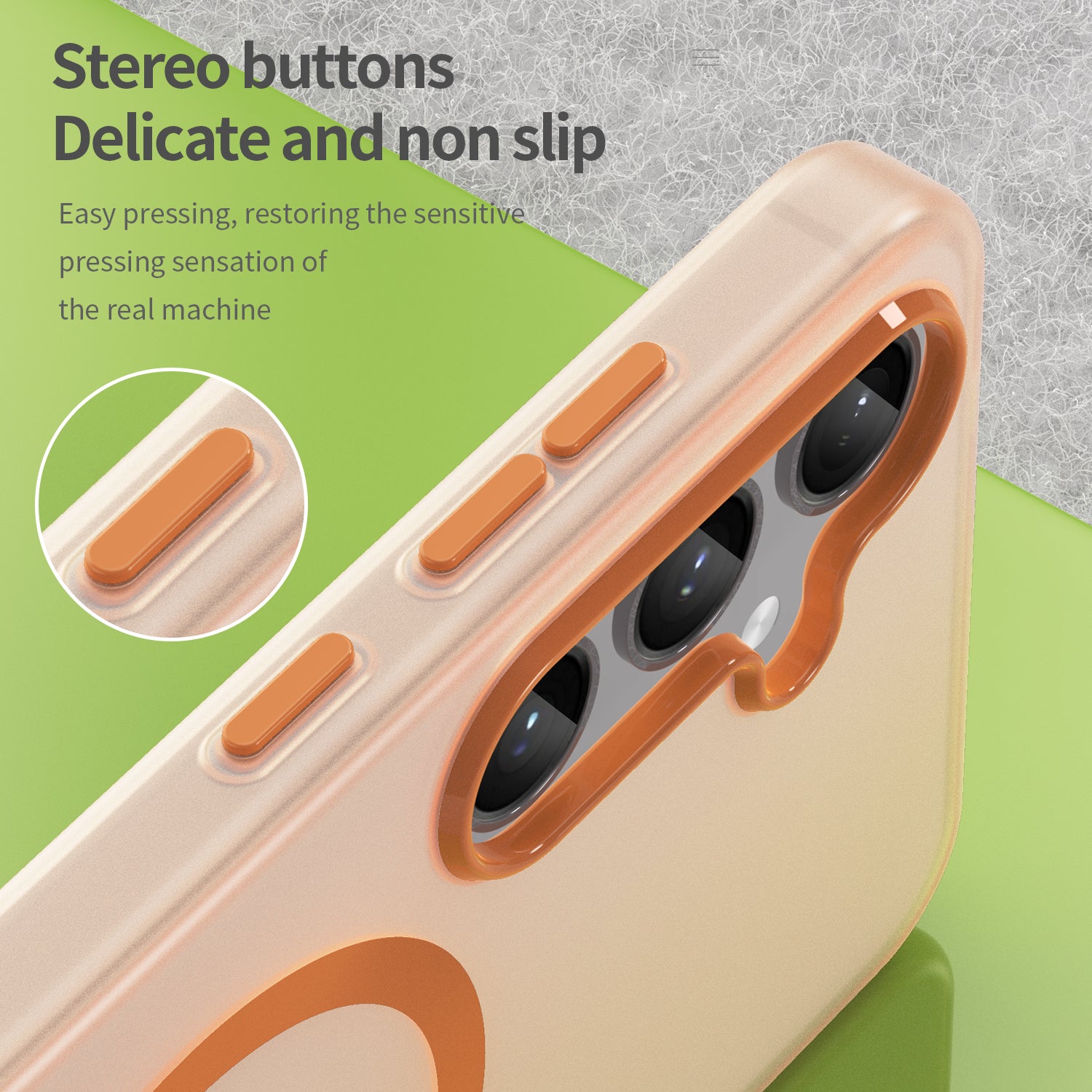 Samsung Galaxy S24+ / S25+ MagSafe Soft Matte Case [Orange]