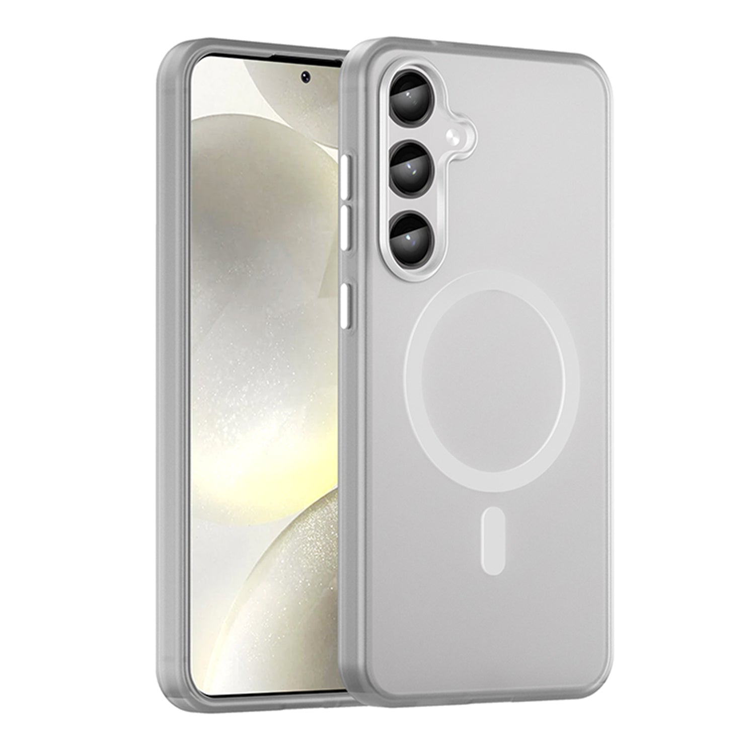 Samsung Galaxy S24+ / S25+ MagSafe Soft Matte Case [White]