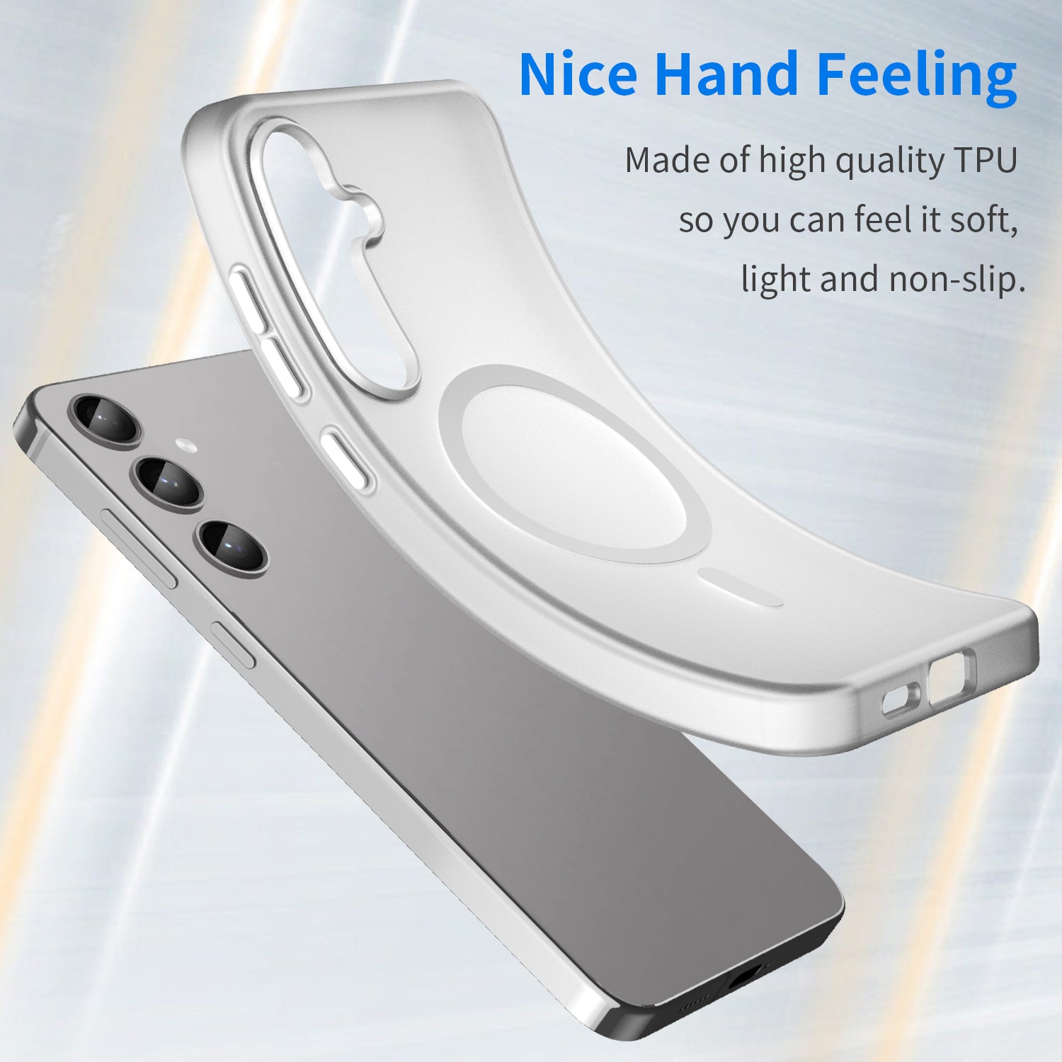 Samsung Galaxy S24+ / S25+ MagSafe Soft Matte Case [White]