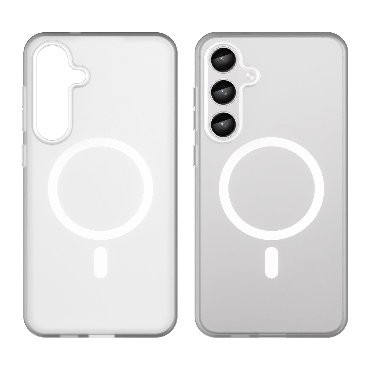 Samsung Galaxy S24+ / S25+ MagSafe Soft Matte Case [White]