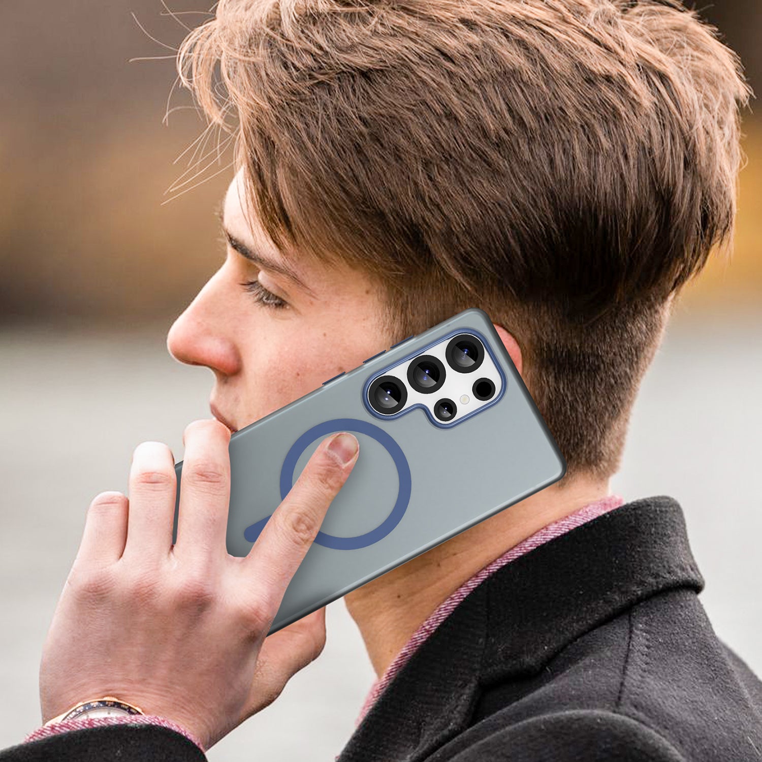 Samsung Galaxy S25 Ultra MagSafe Soft Matte Case [Navy]