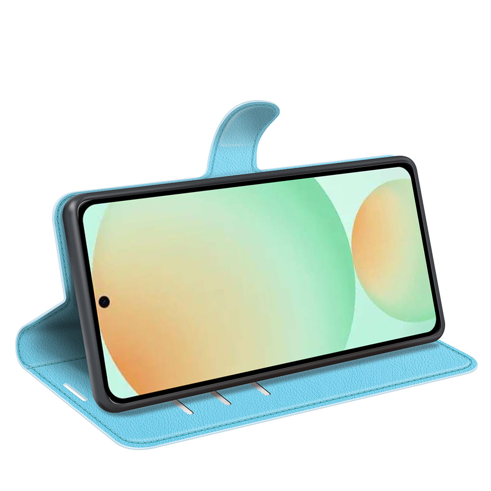 Samsung Galaxy S25FE PU Wallet Case [LightBlue]