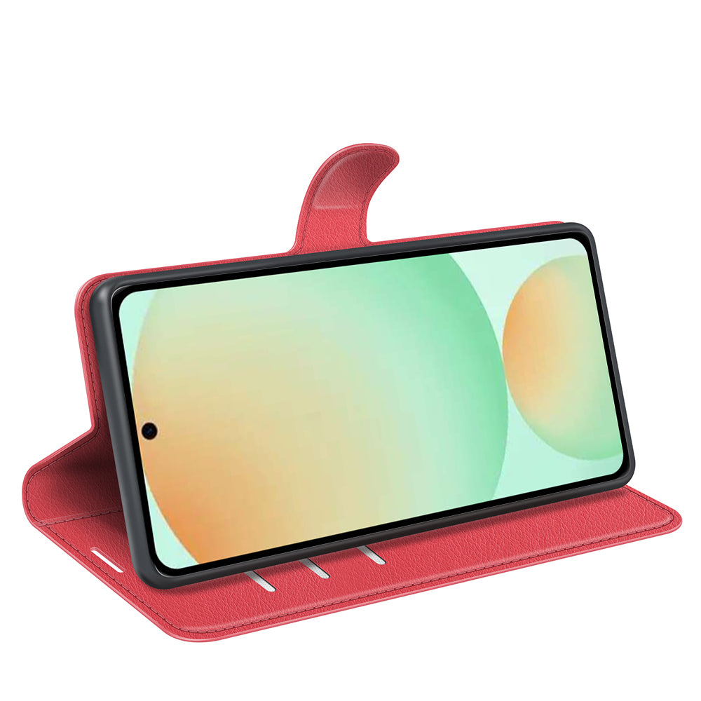 Samsung Galaxy S25FE PU Wallet Case [Red]