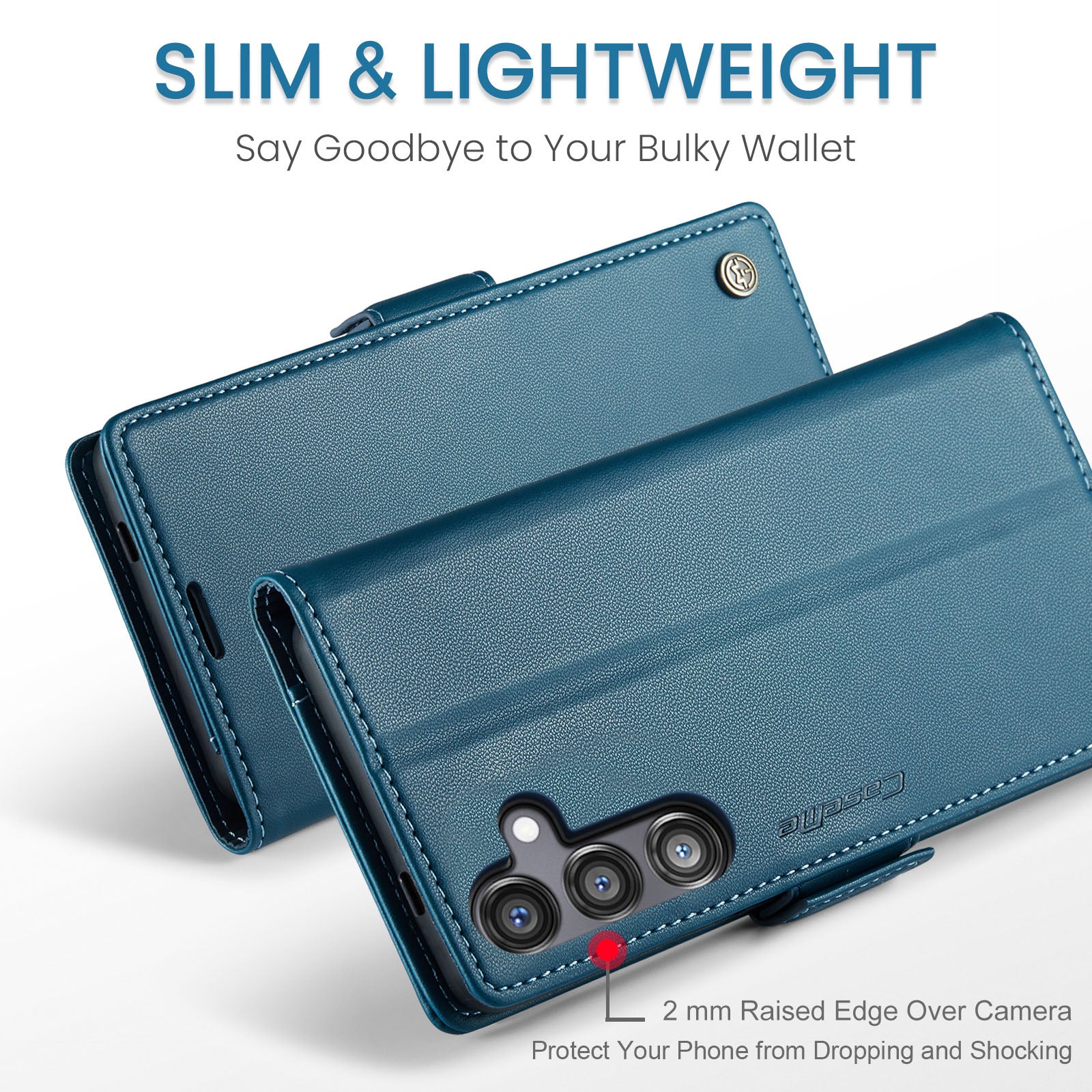 Samsung Galaxy S25FE CaseMe Retro Wallet Case [Navy]