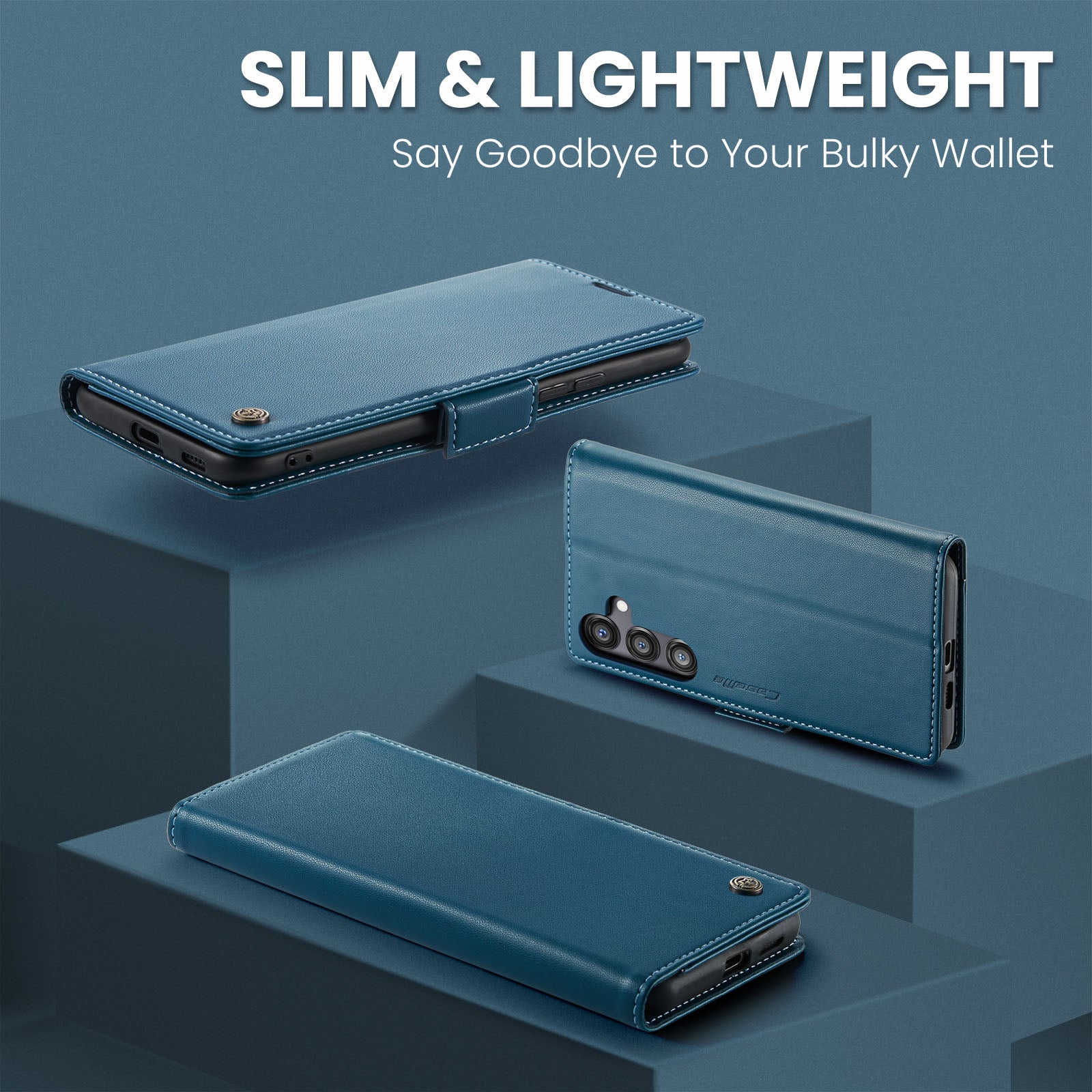 Samsung Galaxy S25FE CaseMe Retro Wallet Case [Navy]