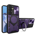 Samsung Galaxy S25FE Ring Kickstand Case w/ Camera Cover [Purple] - Purple