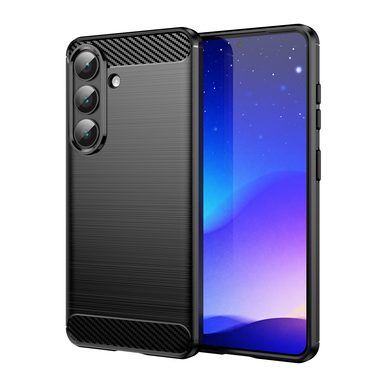 Samsung Galaxy S26 Carbon Fibre Brushed Case [Black]