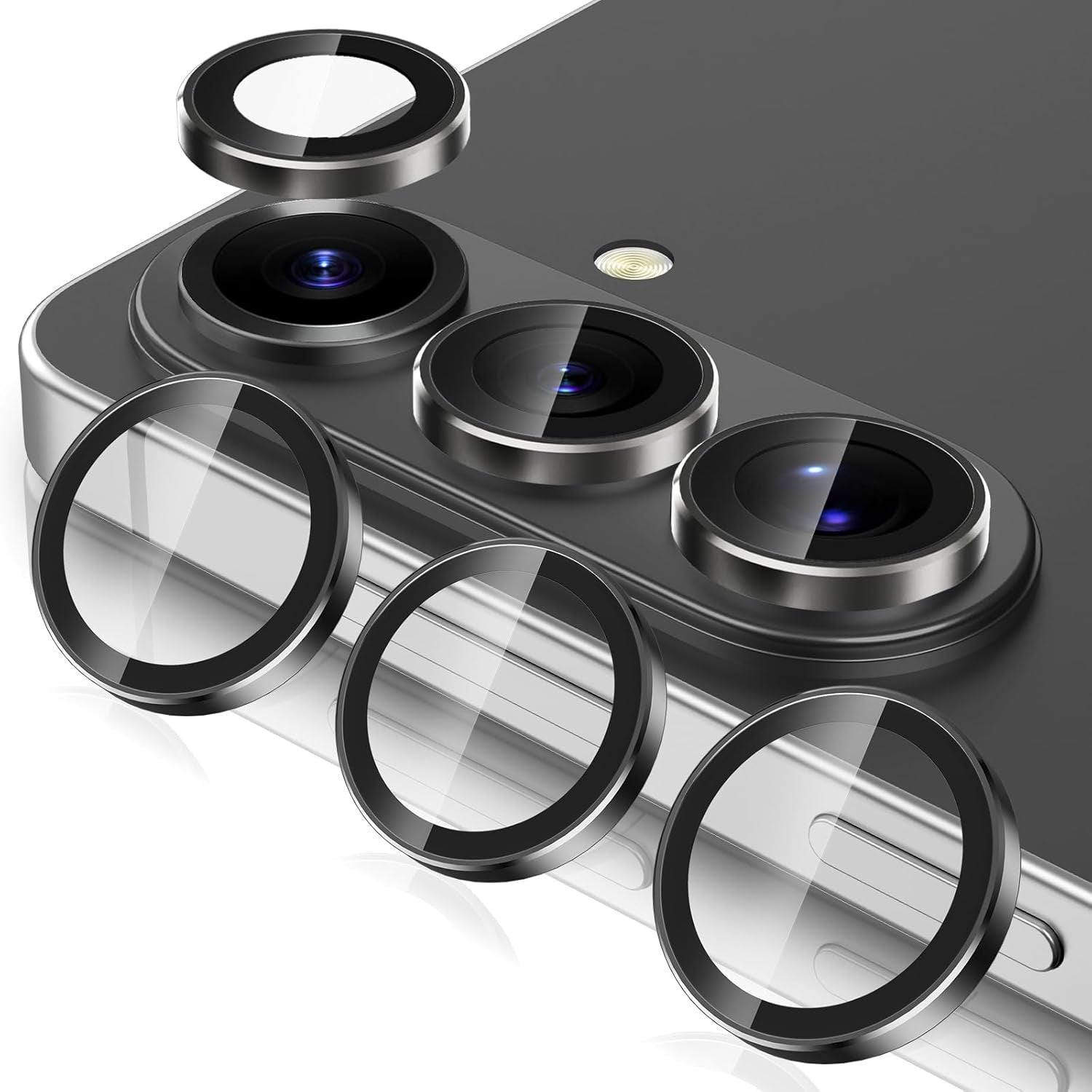 Samsung S26 Plus Eagle Eye AR+AF Camera Lens Protector with Removal Tool [Black]