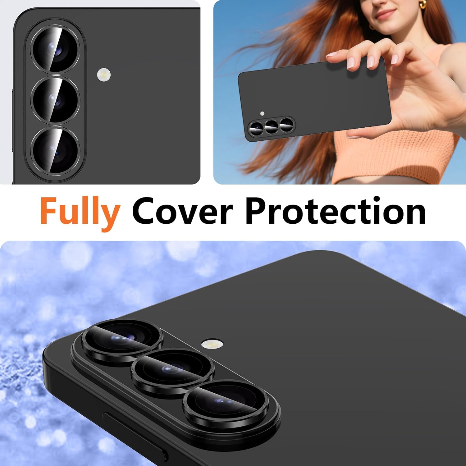Samsung S26 Plus Eagle Eye AR+AF Camera Lens Protector with Removal Tool [Gold]