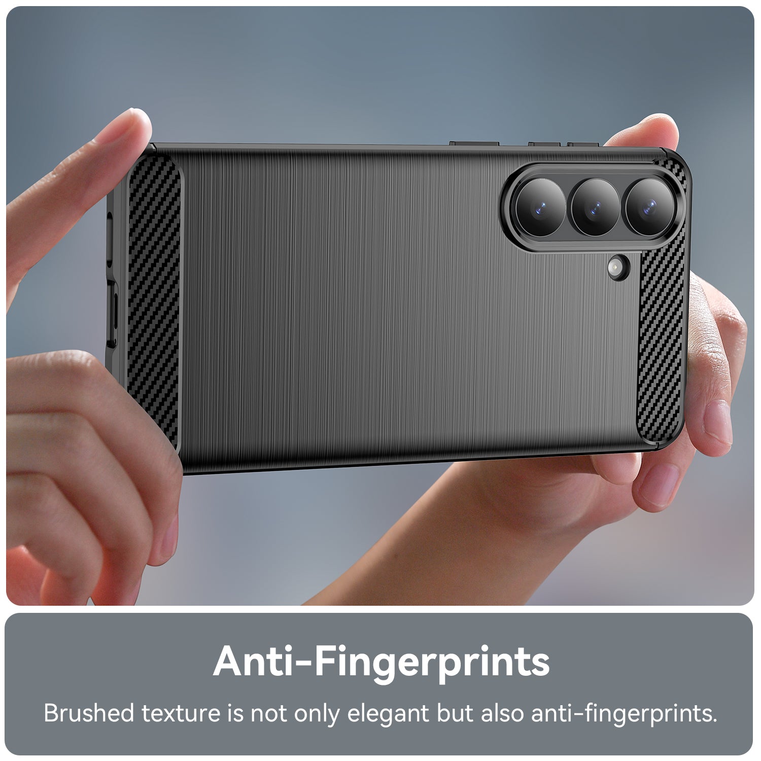 Samsung Galaxy S26 Plus Carbon Fibre Brushed Case [Black]