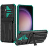 Samsung Galaxy S26 Plus Rugged Case with Card Holder & Kickstand [Teal] - Teal