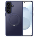 Samsung S26 Premium Matte MagSafe 360° Rotating Ring Stand Case [Midnight Blue] - Midnight Blue