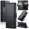 Samsung Galaxy S26 Plus CaseMe Retro Wallet Case [Black] - Black