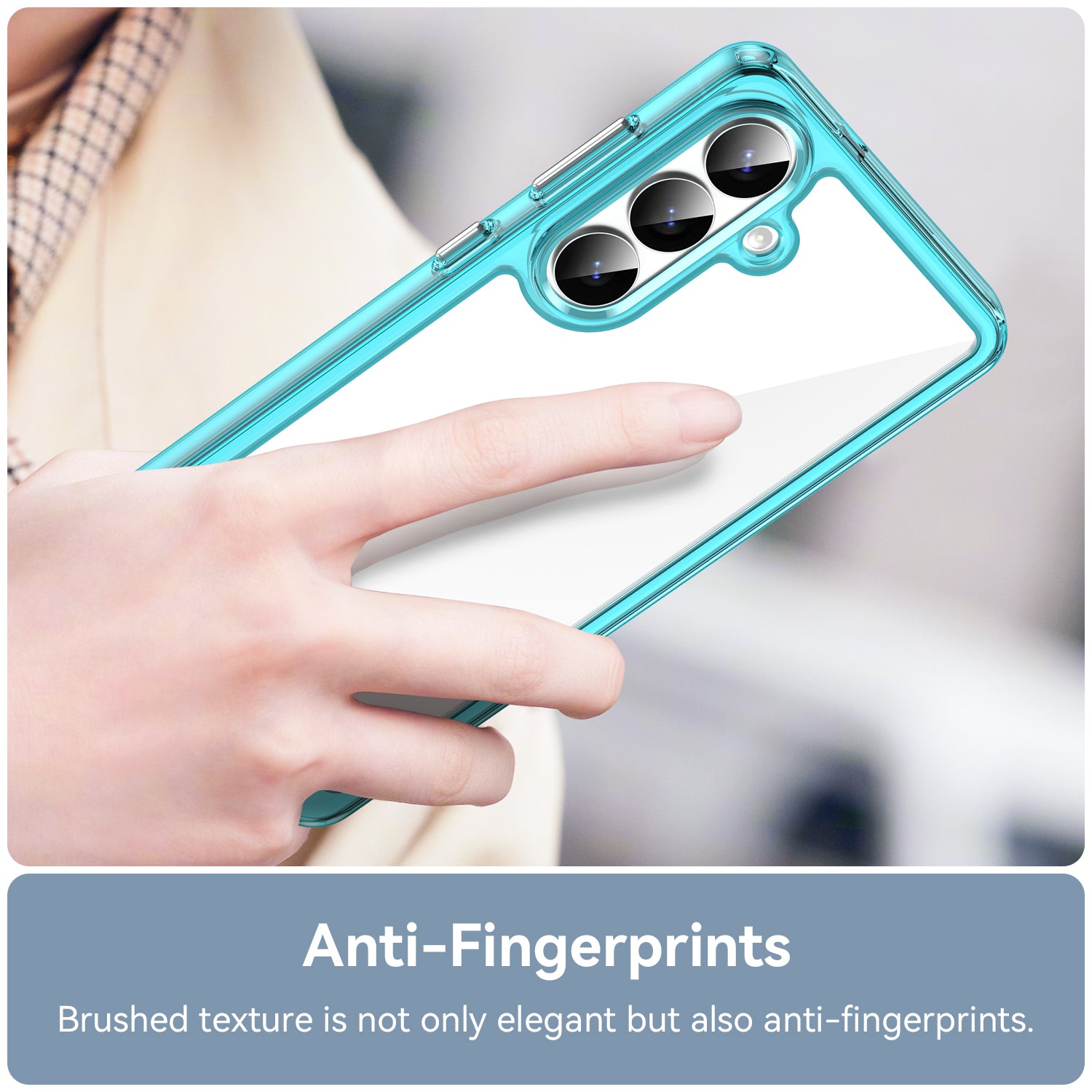 Samsung Galaxy S26 Plus Soft TPU Bumper Case [Clear Blue]